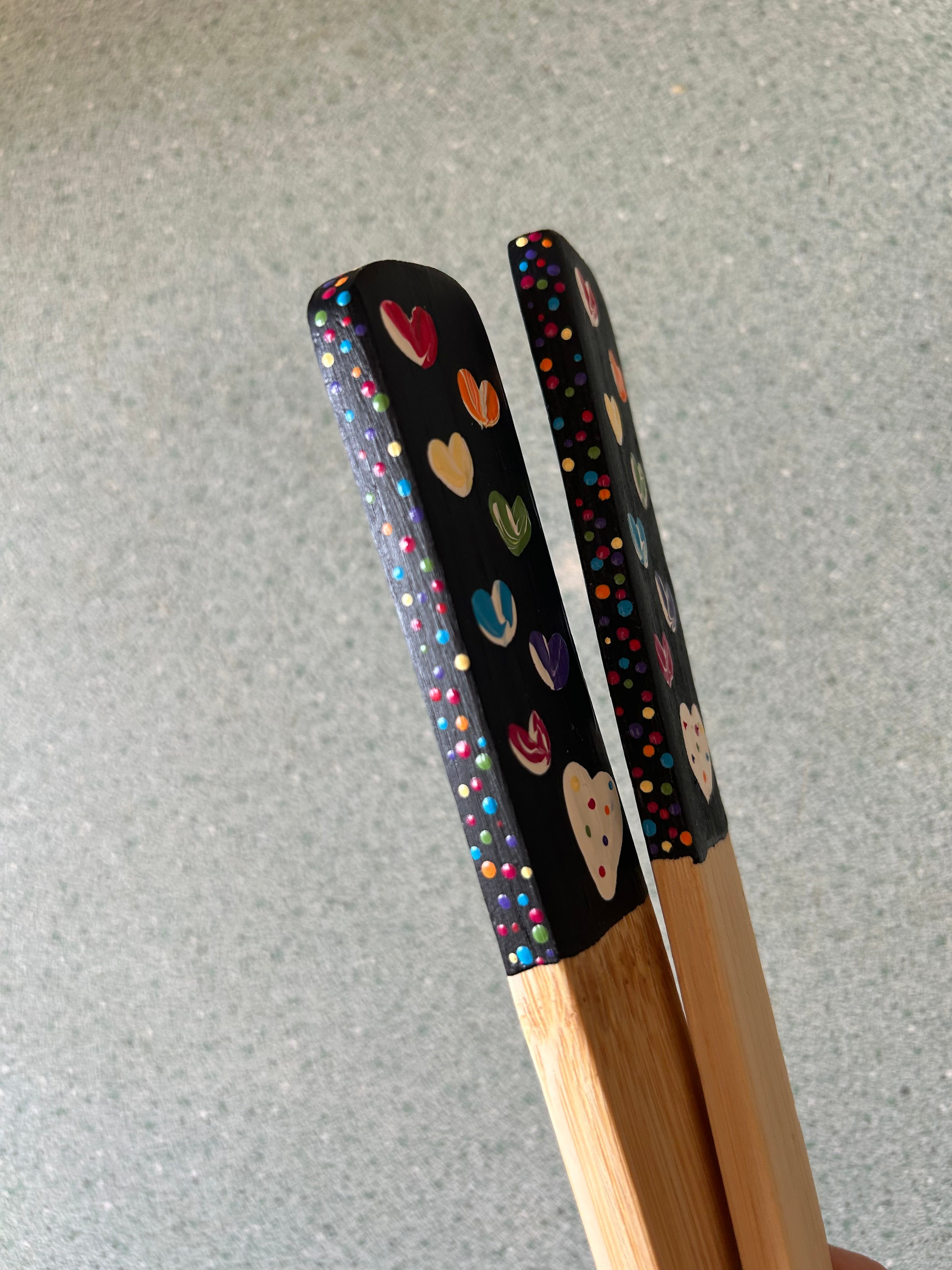 Bamboo rainbow utensil