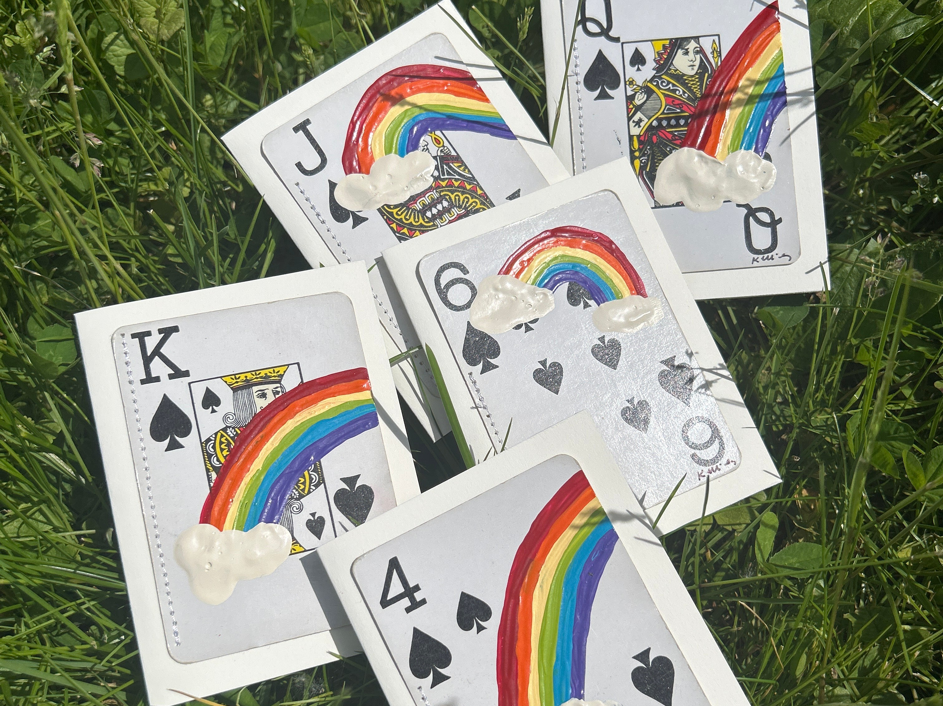 Rainbows note card