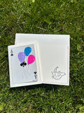 Balloons note card