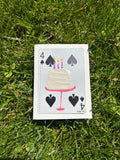 Birthday cake note card