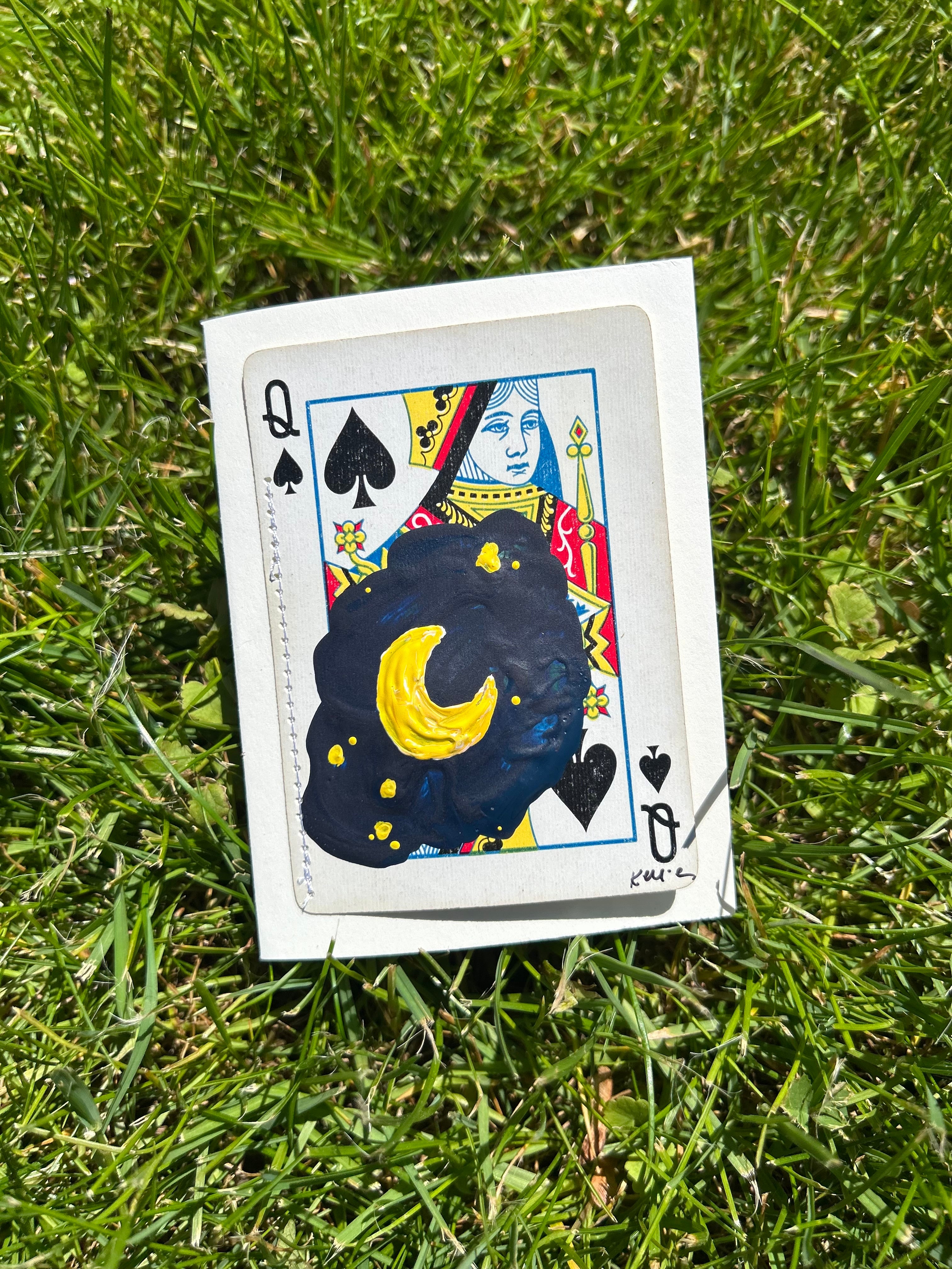 Moon note card