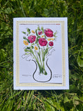 Pink hues note card