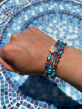 Beachy blue bracelet